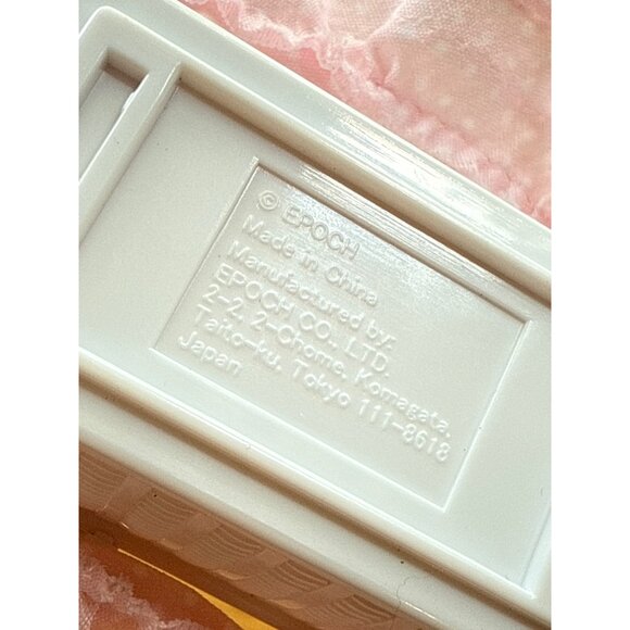 Vintage Calico Critters Sylvanian Families Pink Lace Baby Bassinet 1988 - Picture 4 of 5